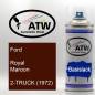 Preview: Ford, Royal Maroon, 2-TRUCK (1972): 400ml Sprühdose, von ATW Autoteile West.